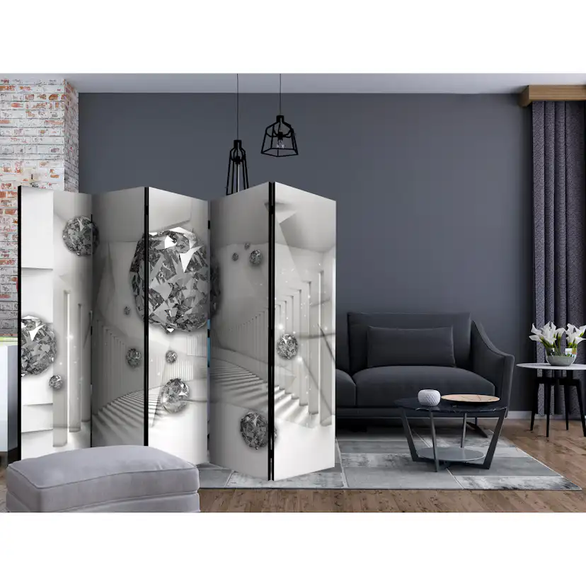 Rumsavdelare Skärmvägg Arkiio Diamond Chamber II 225x172 cm
