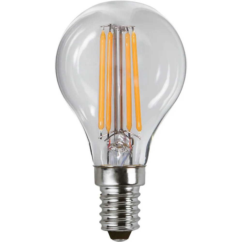 LED-lampa Star Trading E14 P45 Clear 3-step memory