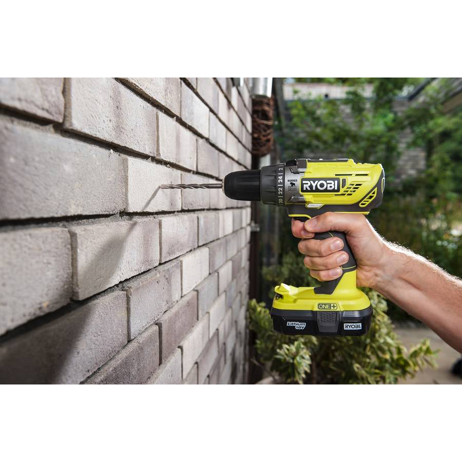 Borrskruvdragare med slag RYOBI ONE+ R18PD3-0 18V 50Nm 13mm utan batteri & laddare