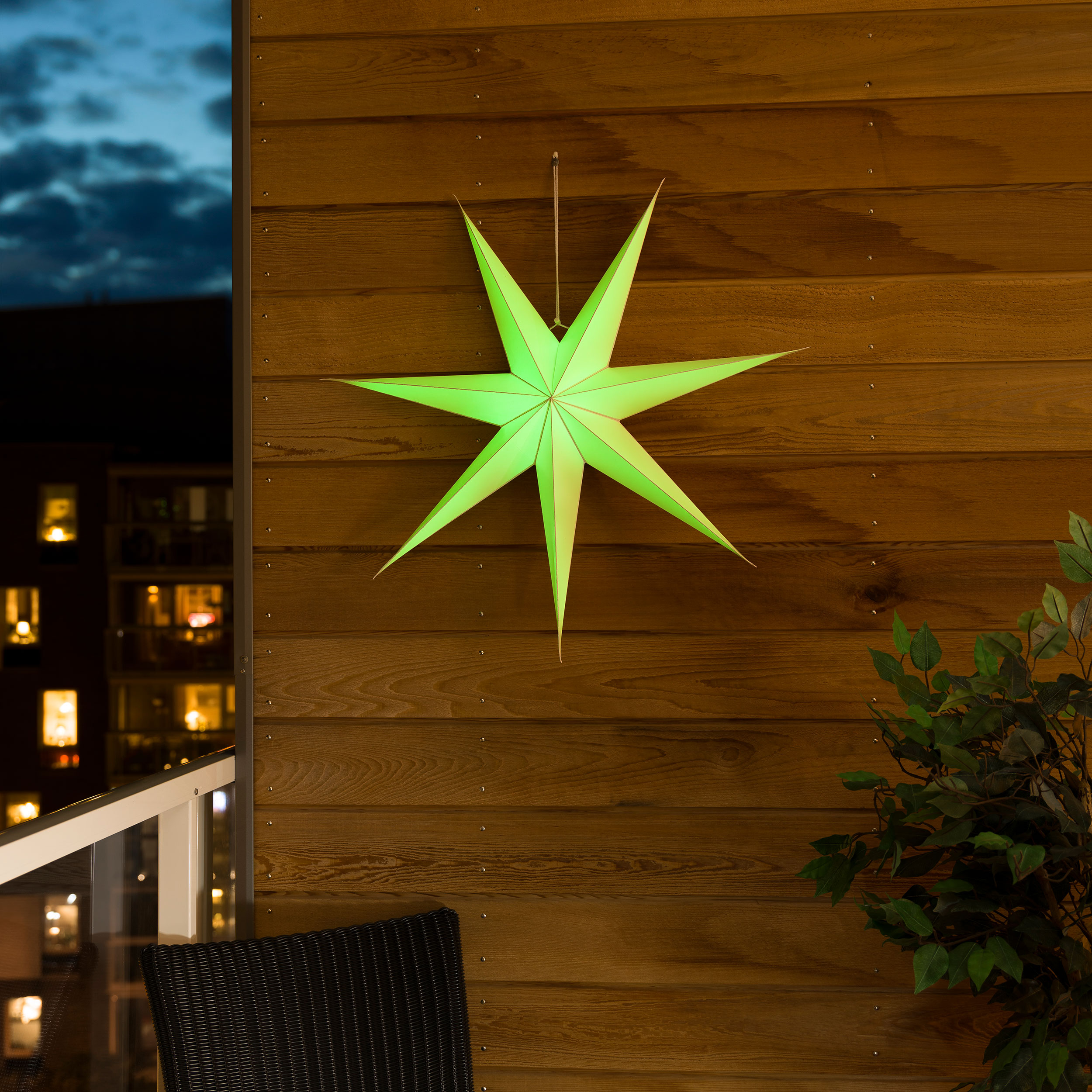 Adventsstjärna Gnosjö Konstsmide Självlysande Plast