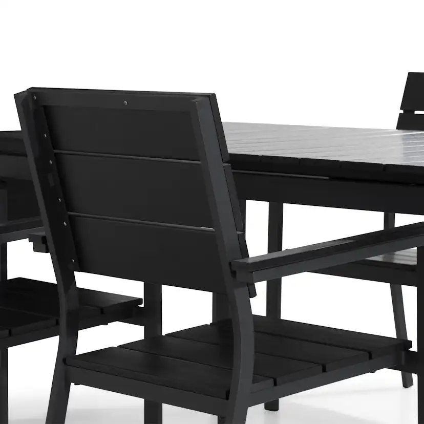 Matgrupp Comfort Garden Tunis Matgrupp Utomhus 150x90 med 4 Stapelstolar