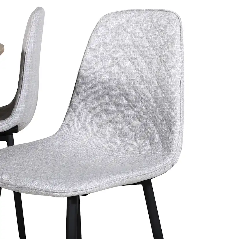 Matgrupp Venture Home Ina med 4 Phoi Stolar Polyestertyg