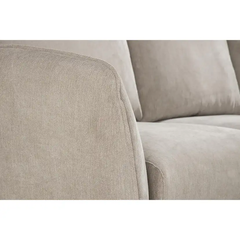 Trend Lyx 3-sits Divansoffa Vänster Svarta ben