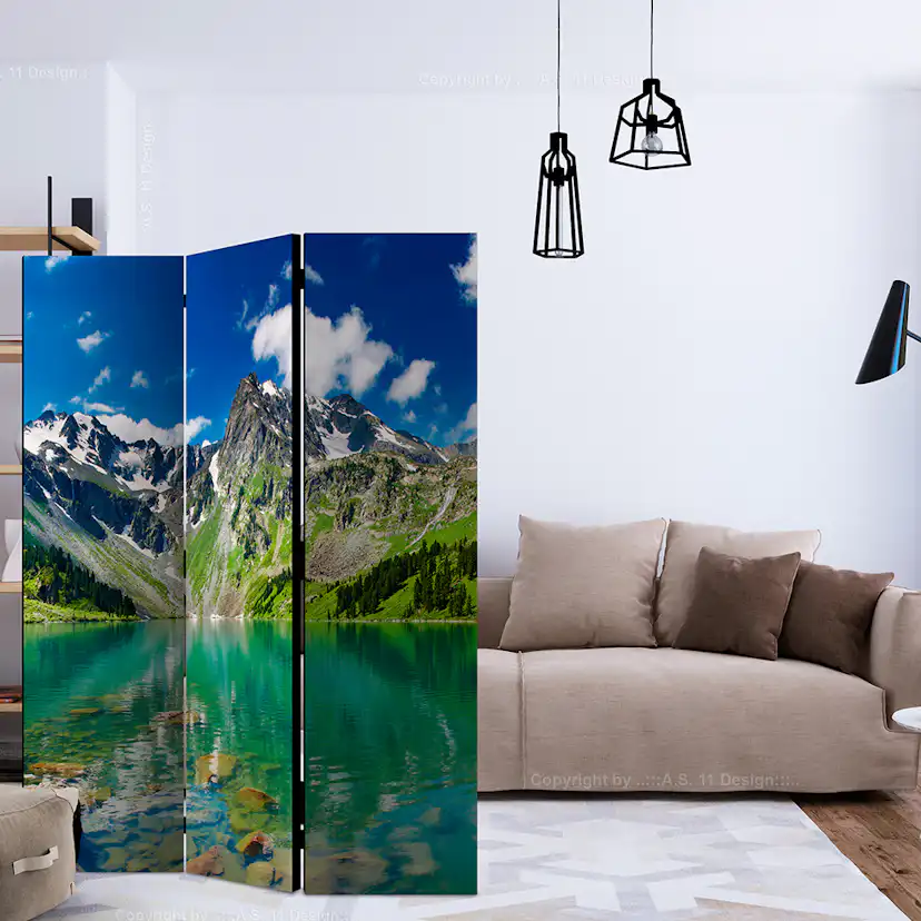 Rumsavdelare Skärmvägg Arkiio Mountain Lake 135x172 cm