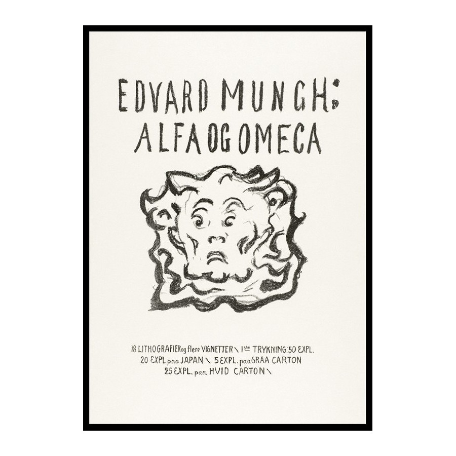 Poster Gallerix Alpha And Omega By Edvard Munch