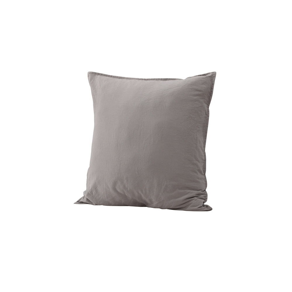 Ronja Cushion Cover Washed Cotton - Grey Grå