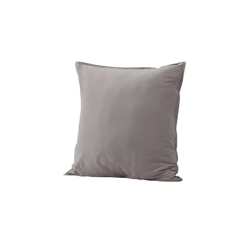 Ronja Cushion Cover Washed Cotton - Grey Grå