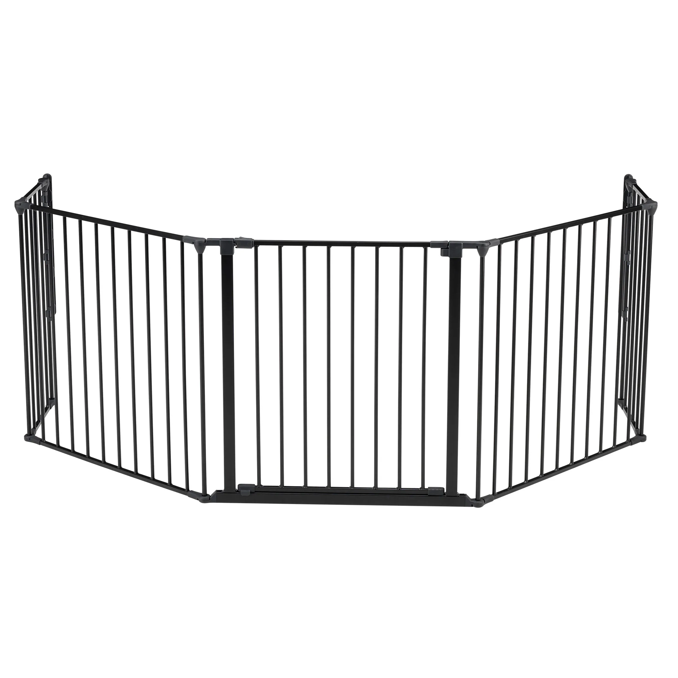 Barngrind Kaminexperten 5 sektioner Svart