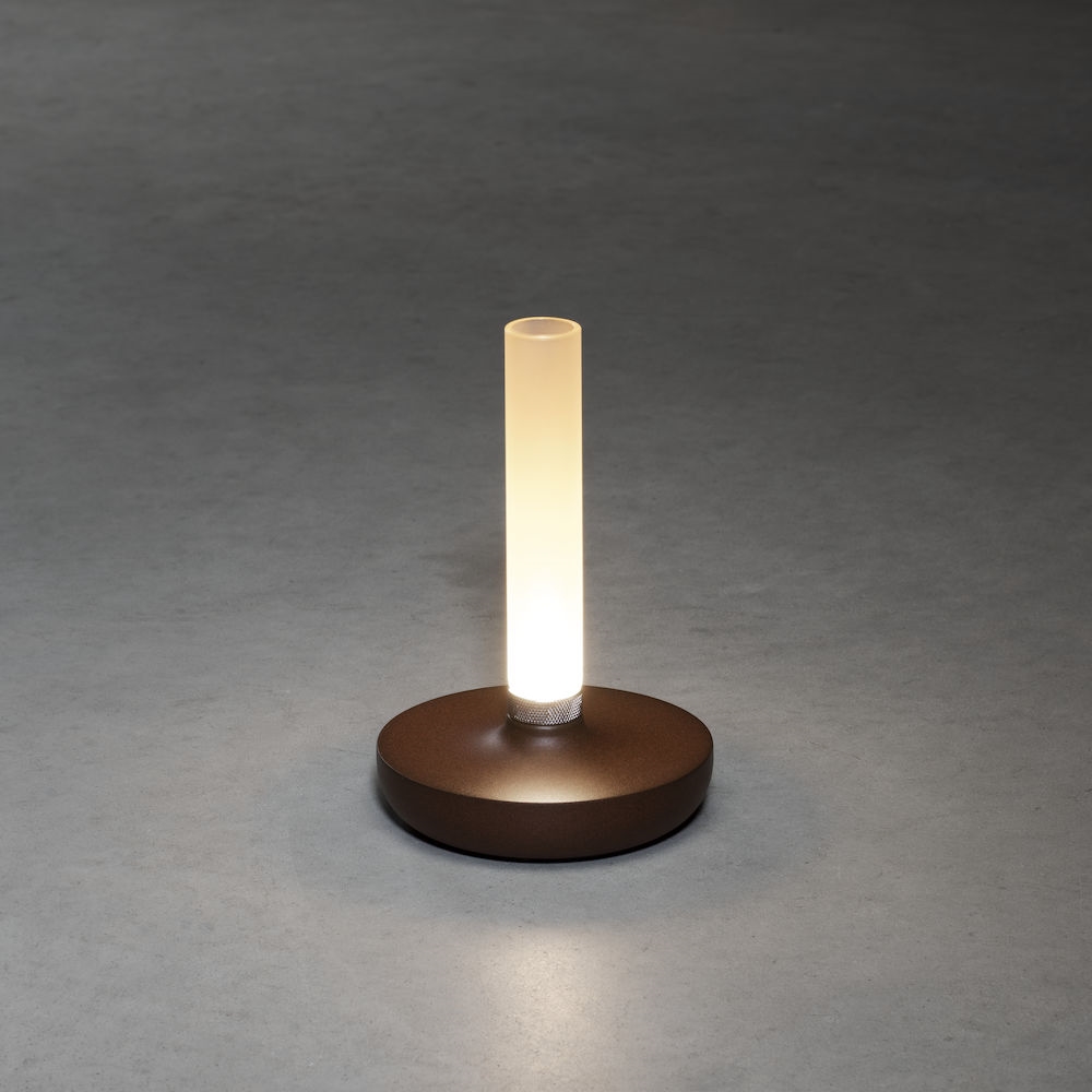 Biarritz bordslampa rost USB Rost