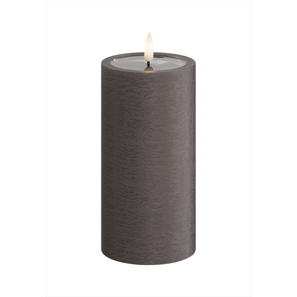 LED-Blockljus UNIQUE Candles 7,5x15 cm