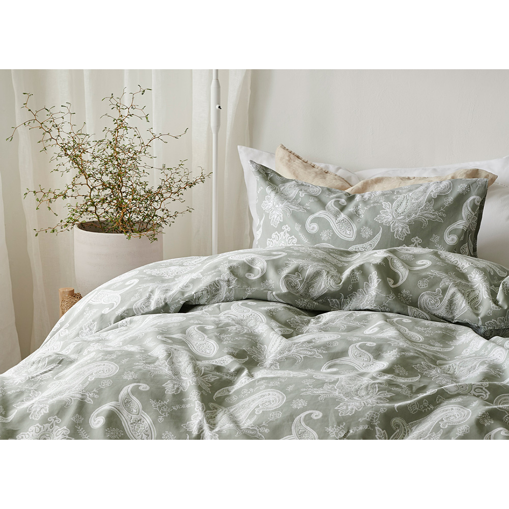 Påslakanset Borganäs of Sweden Tilly Enkelsäng Grön