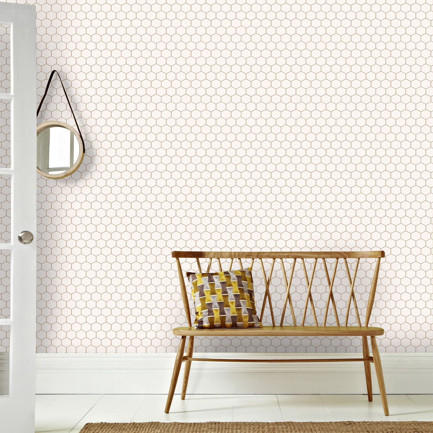 Tapet Superfresco Easy Hexagon Natural