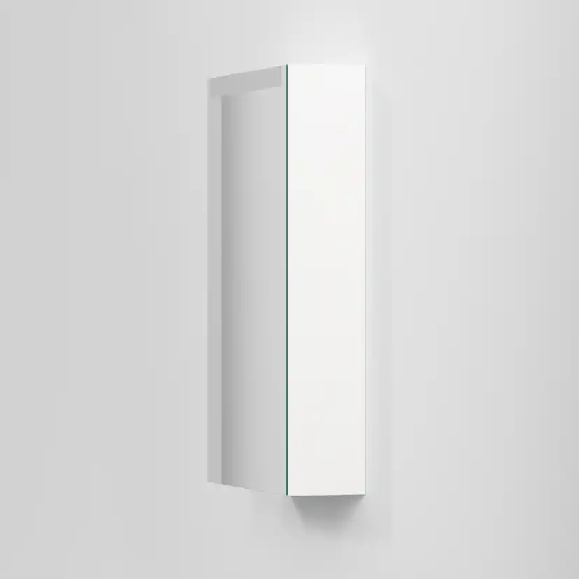 Spegelskåp STAGE 50,Premium White, 1 Lucka, Höger Bredd: 500 mm, Premium White, Höger