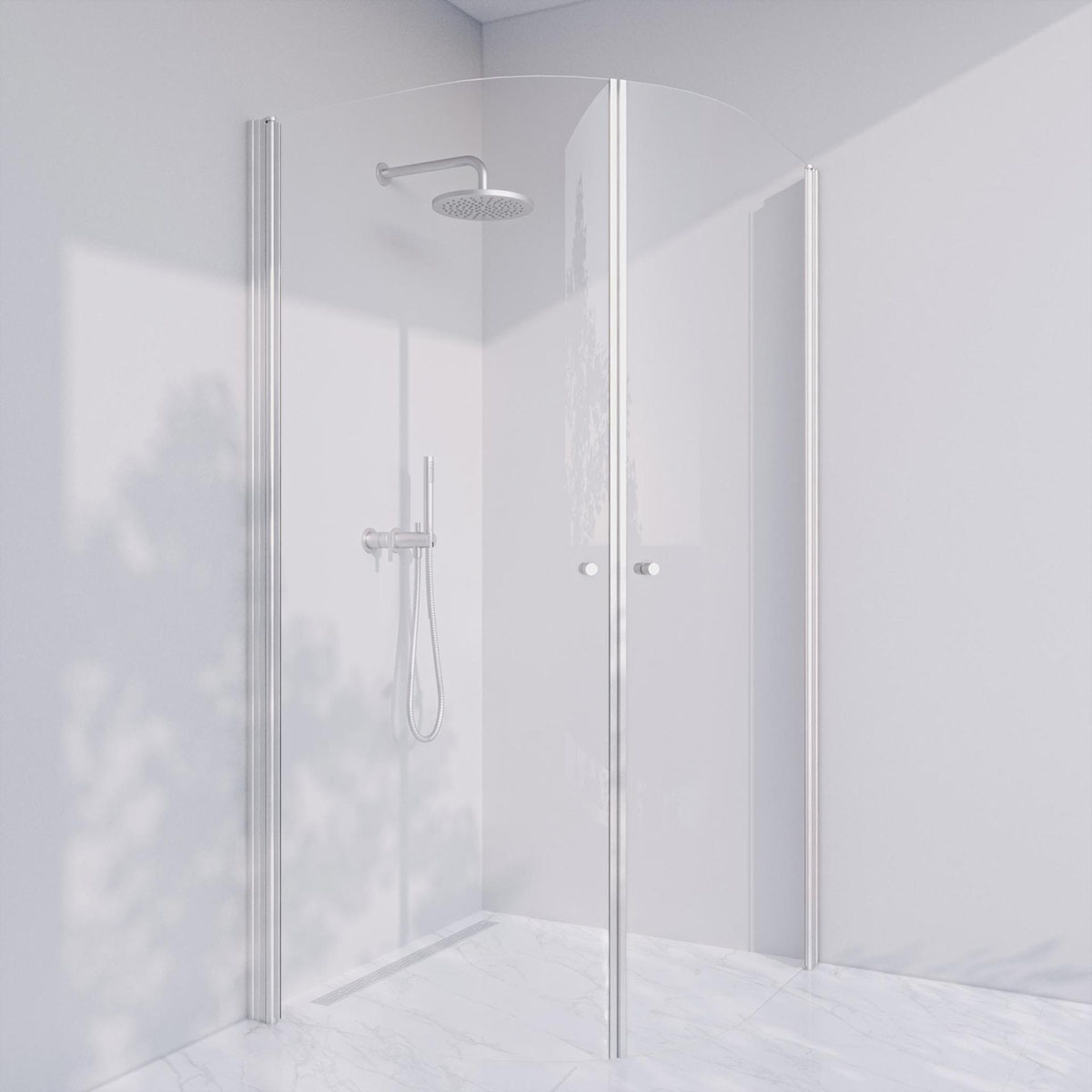 Duschhörn Invitrea Prime PH44 med Glasrengöring