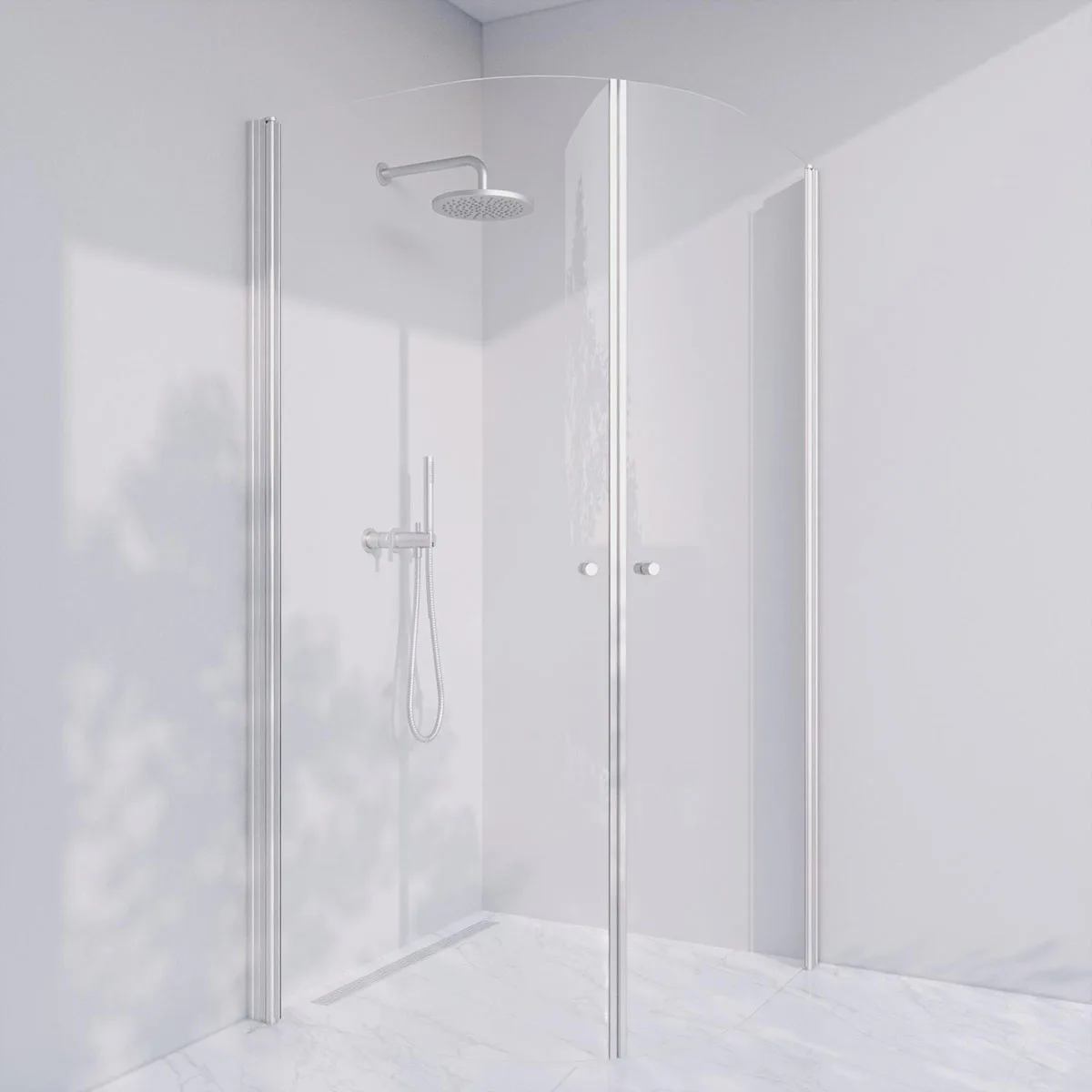 Duschhörn Invitrea Prime PH44 med Glasrengöring