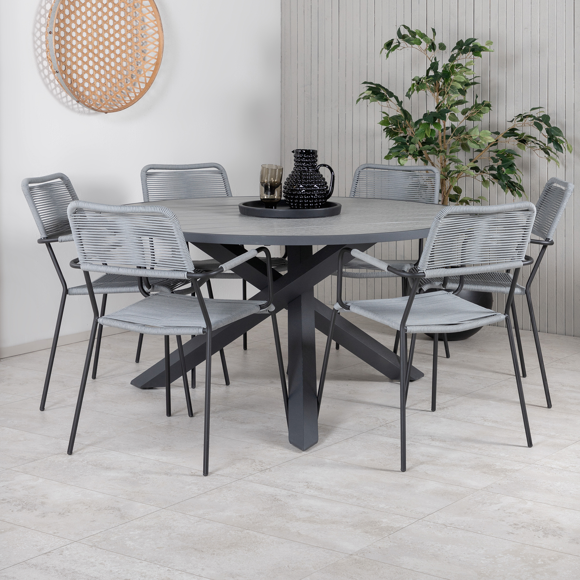 Matgrupp Venture Home Pincy med 6 Leon Matstolar