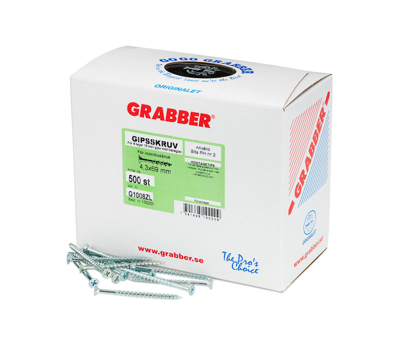 Gipsskruv Grabber med Dubbelhuvud