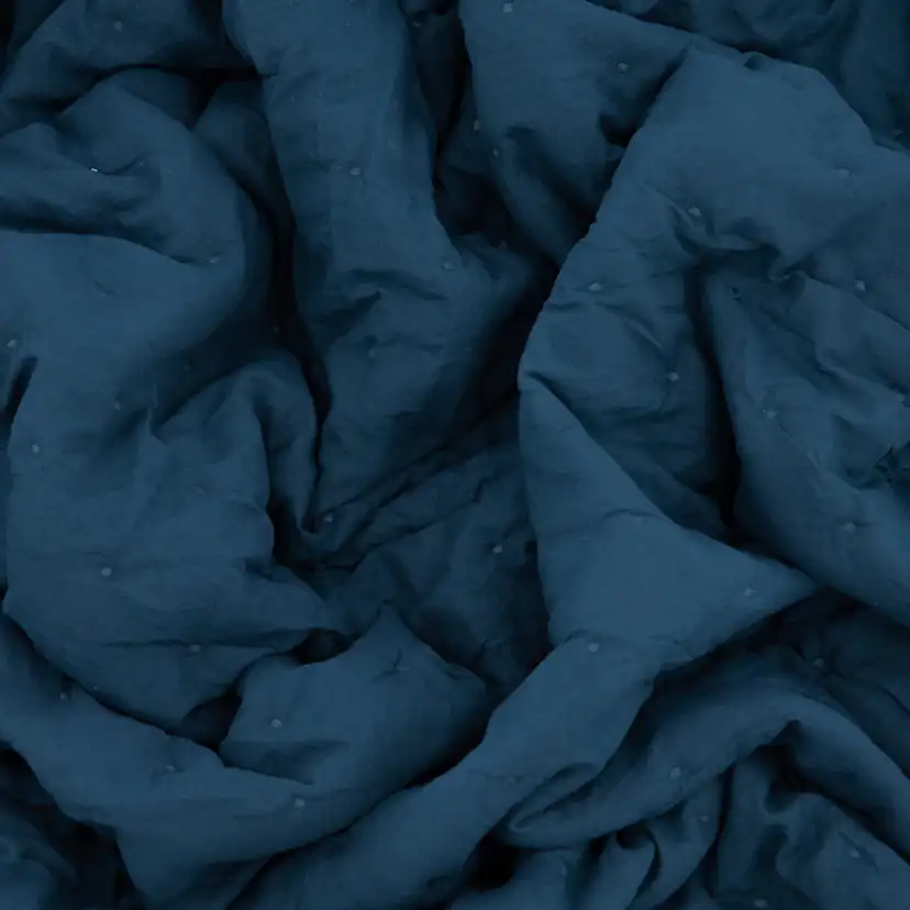 Sally Bedspread Microfiber - Blue / - 150*250 Blå, Mått: 250x150 cm
