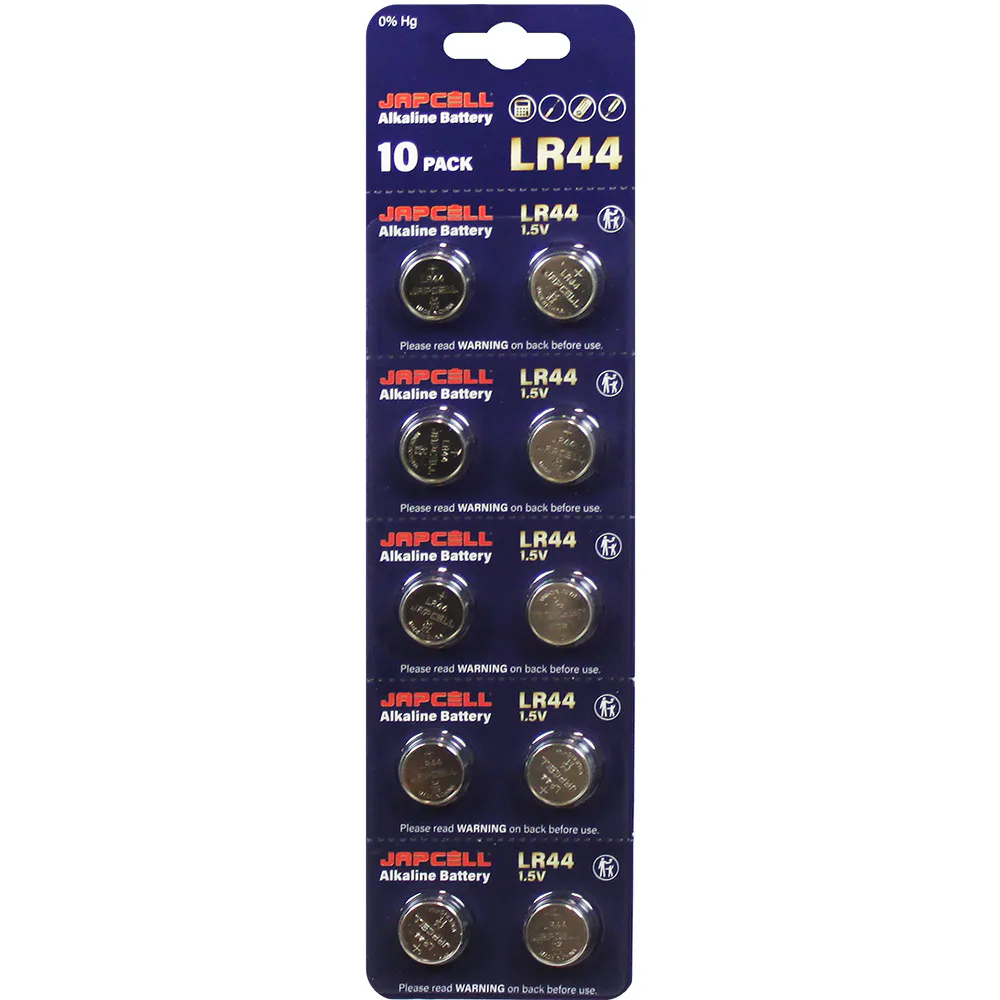 Batteri Japcell Alkaline LR44 10 St