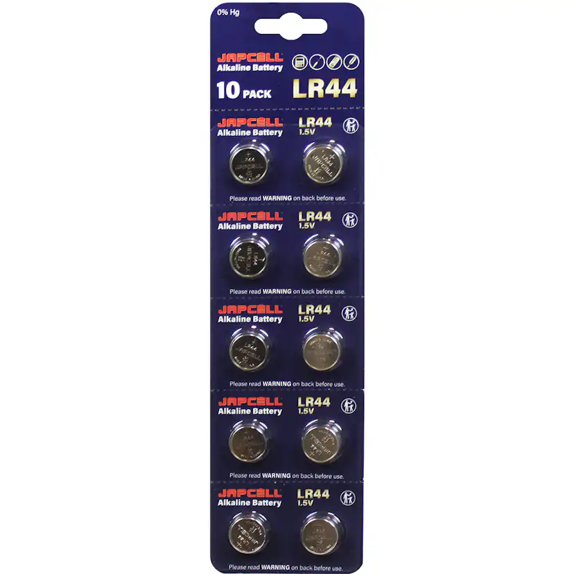 Batteri Japcell Alkaline LR44 10 St