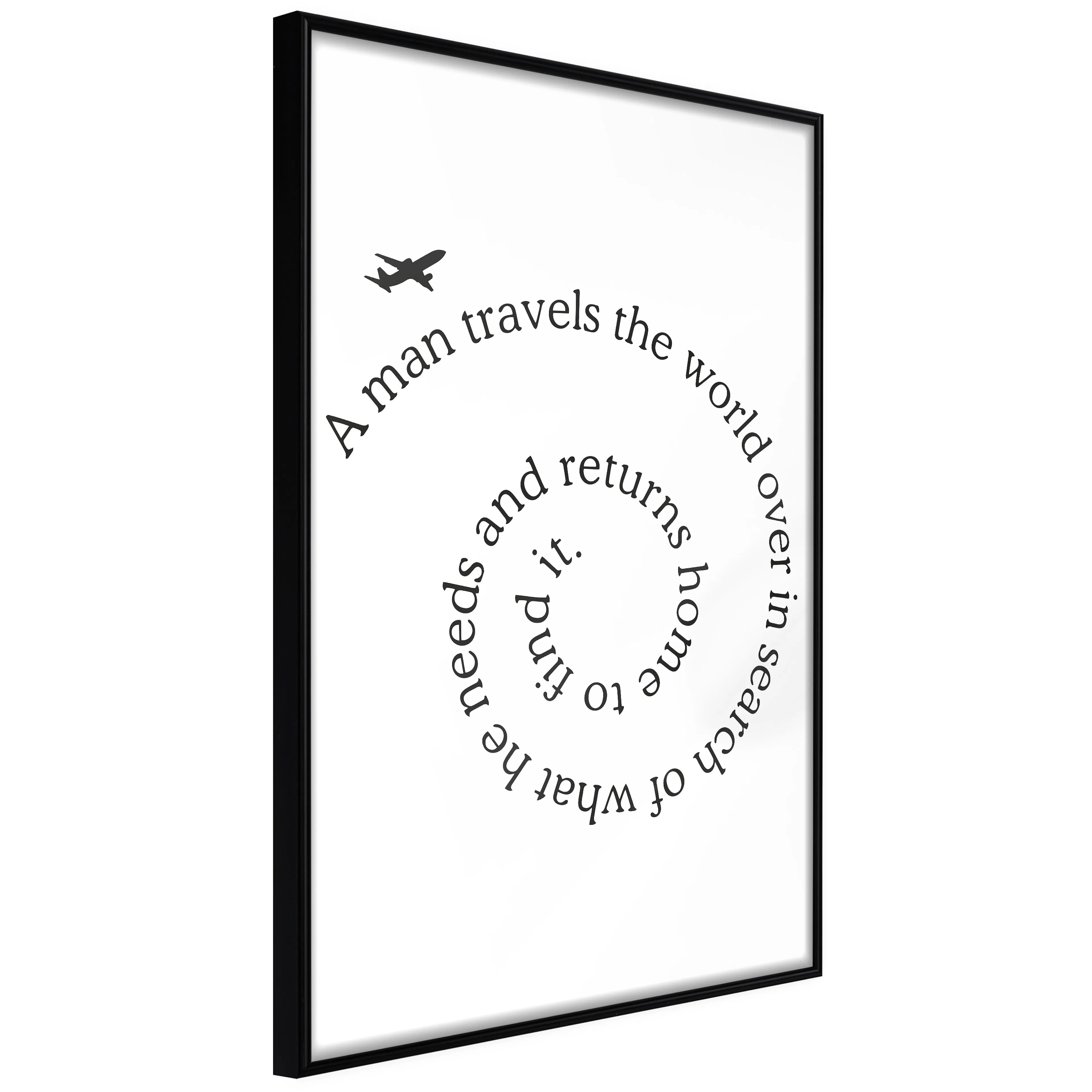 Affisch - Traveller [Poster] 20x30 Svart ram, 20x30 cm