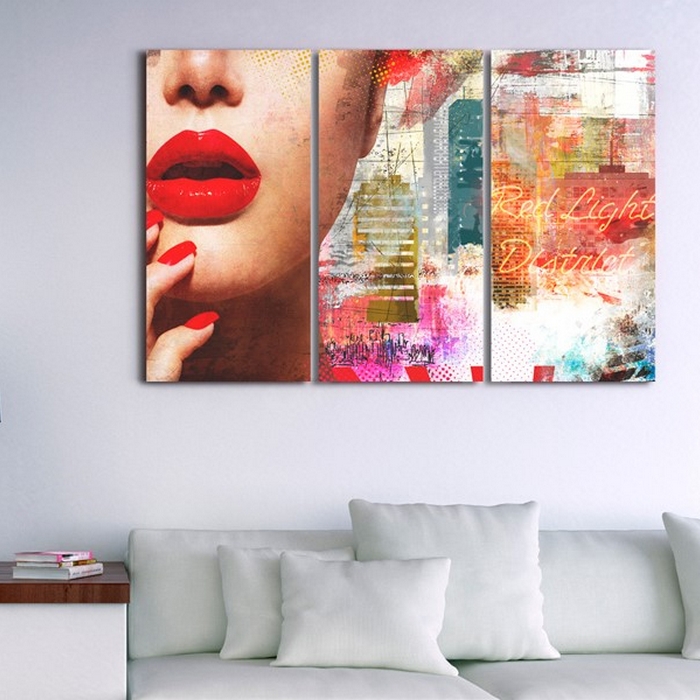Tavla - Red Light District 60x40 60x40 cm