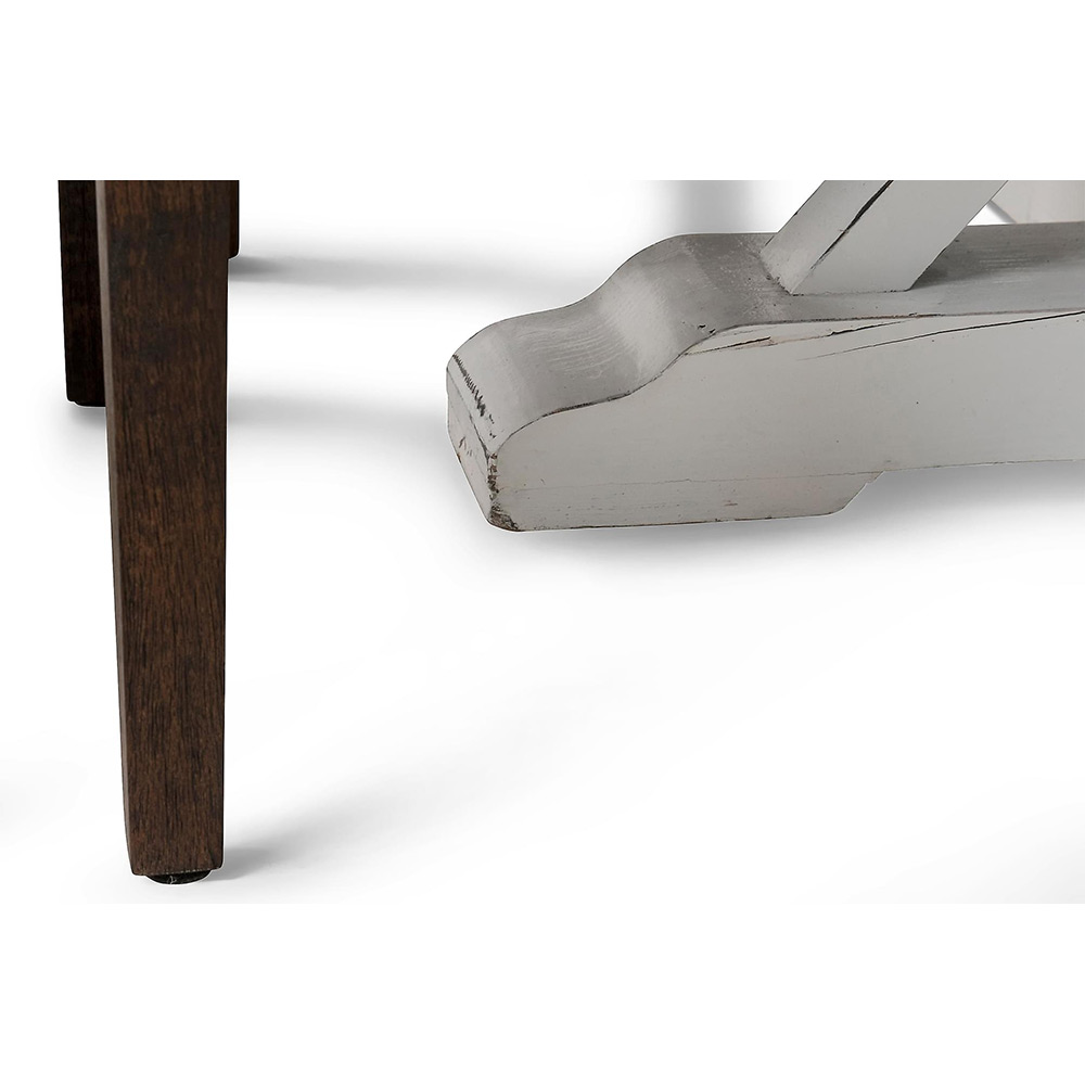 Matgrupp Manor House Lyon Runt Matbord Ø150 cm & 6 Tuva Stolar Trä/Brun Almträ