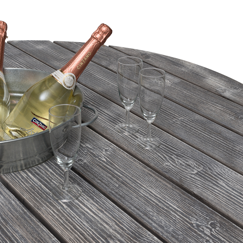 Utebord Hillerstorp Shabby Chic Ø 138 cm med Zinkspann