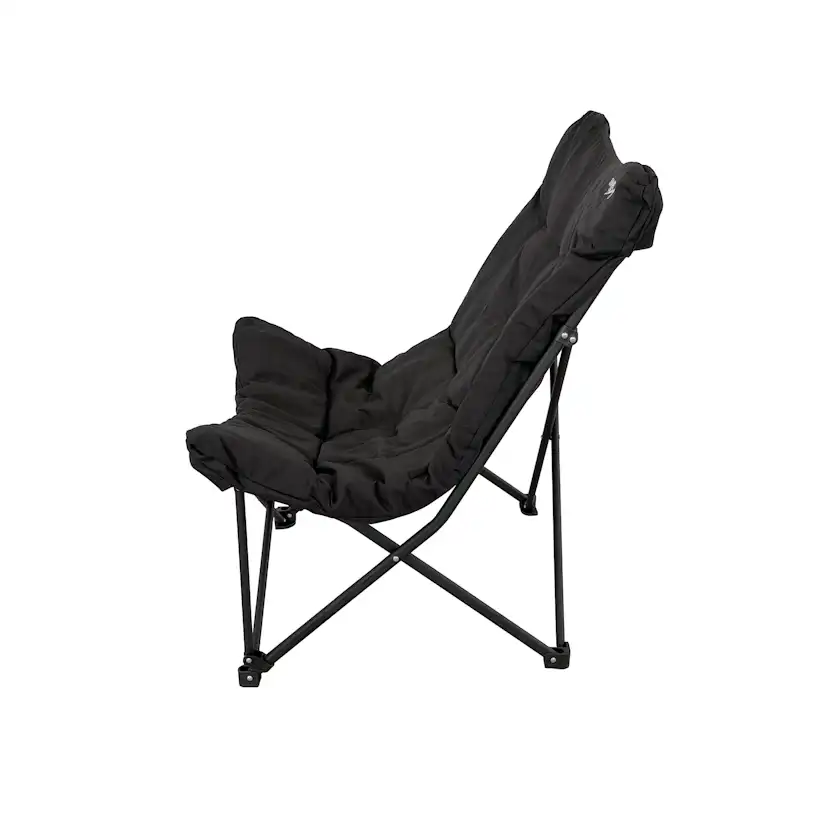 Campingstol Smart Living Lounge Black Edition