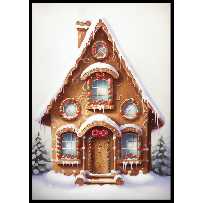 Poster Gallerix Gingerbread Candy House