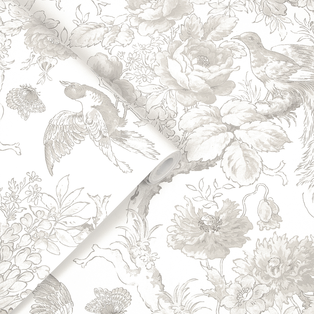 Tapet Laura Ashley Birtle Grå