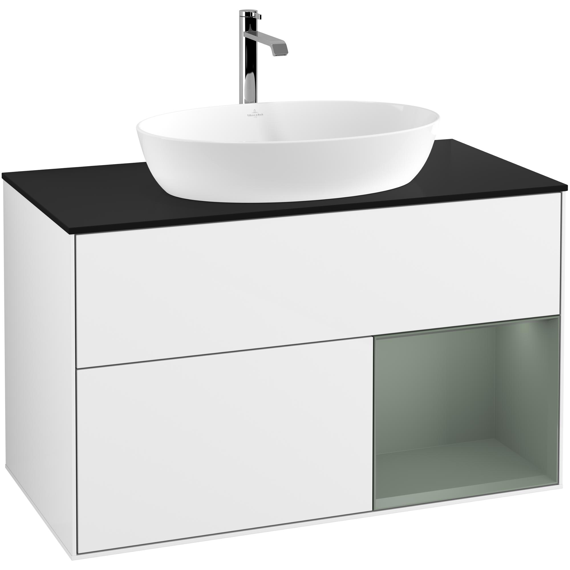 Tvättställsskåp Villeroy & Boch Finion med 2 Lådor Hylla och Bänkskiva för Fristående Tvättställ från Artis & Collaro