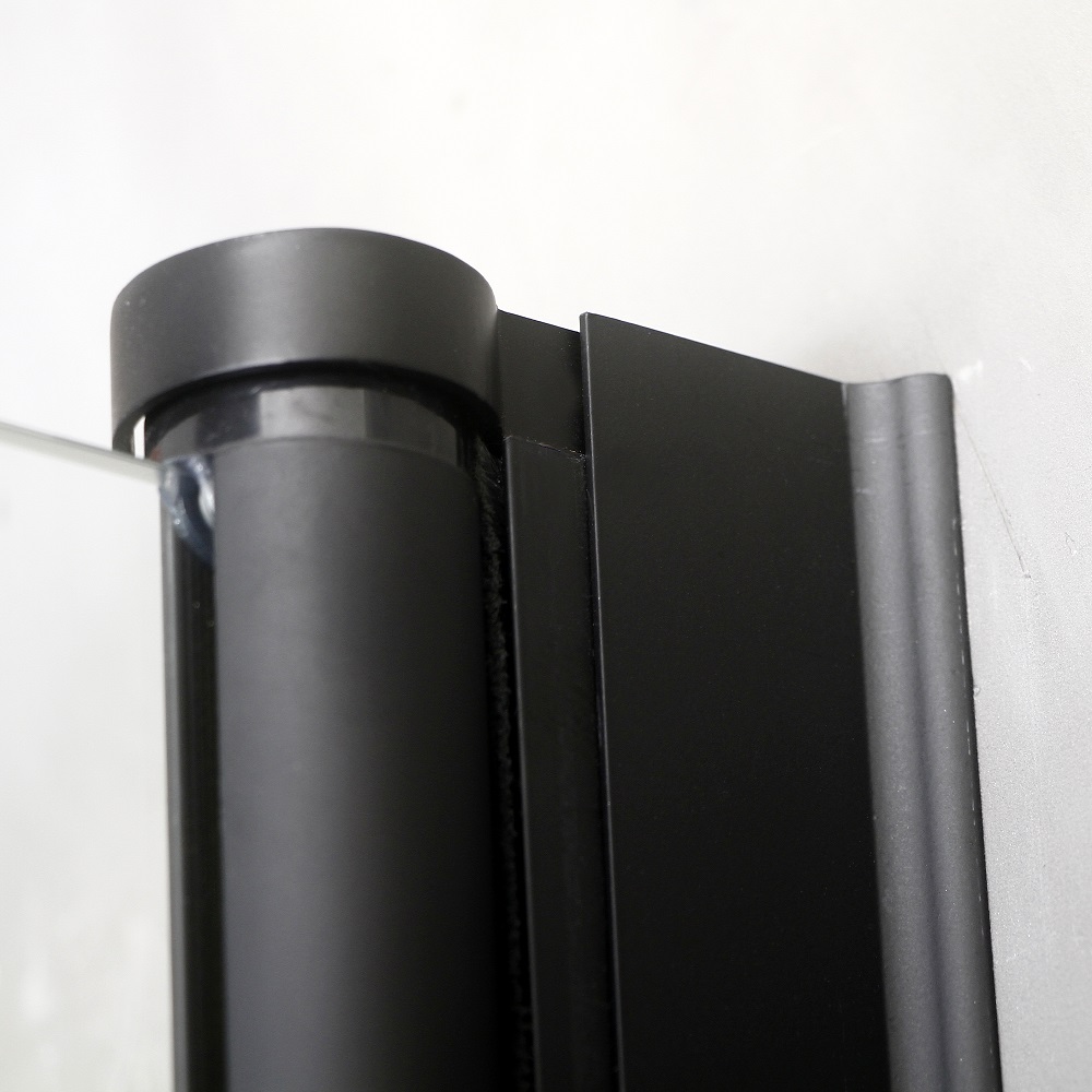 Duschhörn Bathlife Mångsidig Rak Dörr + Rak Dörr Svart