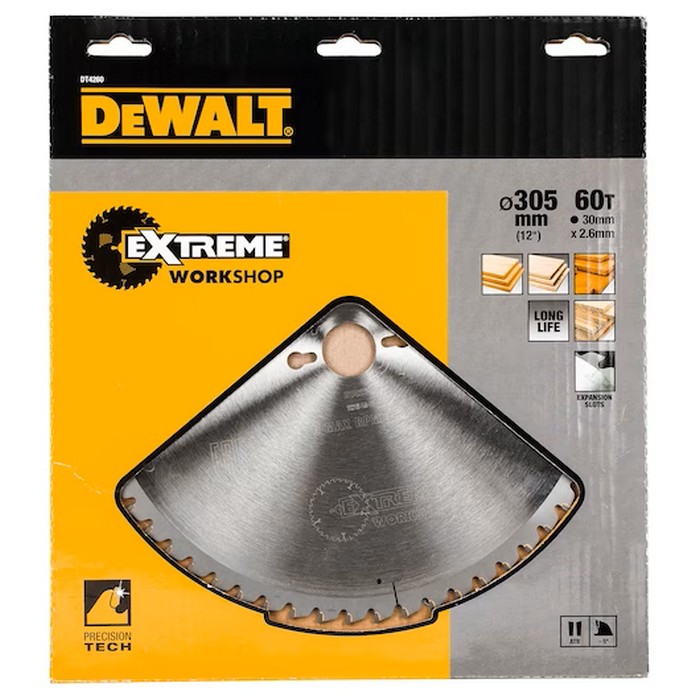 Kapskiva DeWalt DT4260 305mm Extreme X 60T 30mm Atb S40 CSB