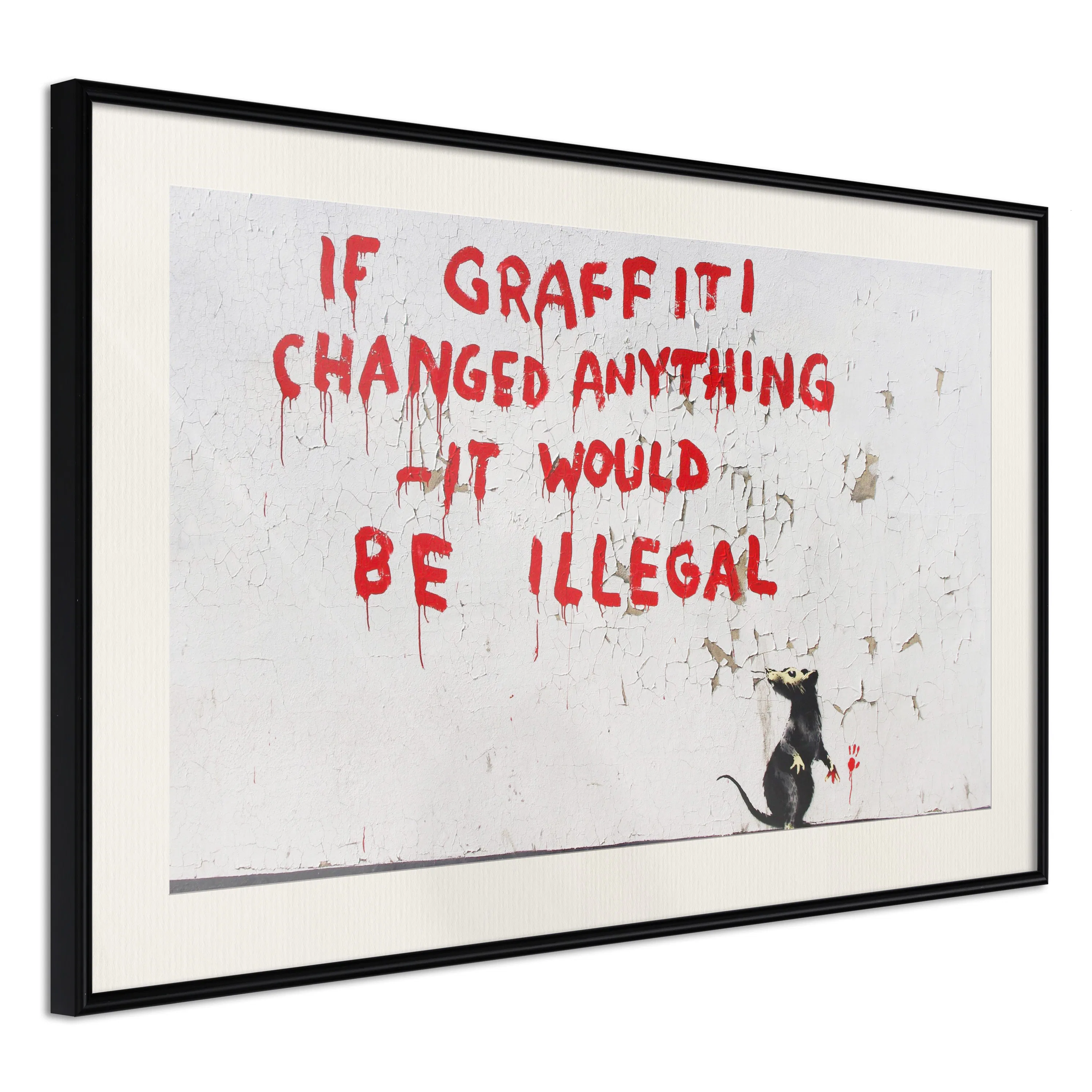 Poster Artgeist Affisch Quotes Graffiti
