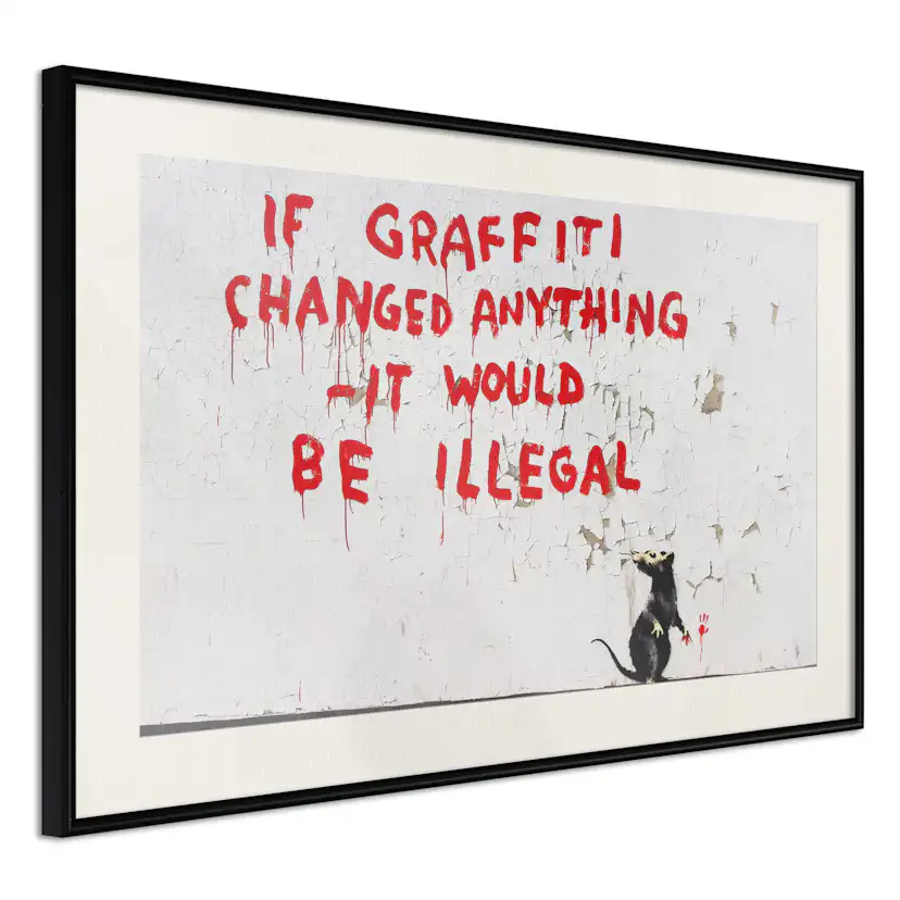 Poster Artgeist Affisch Quotes Graffiti
