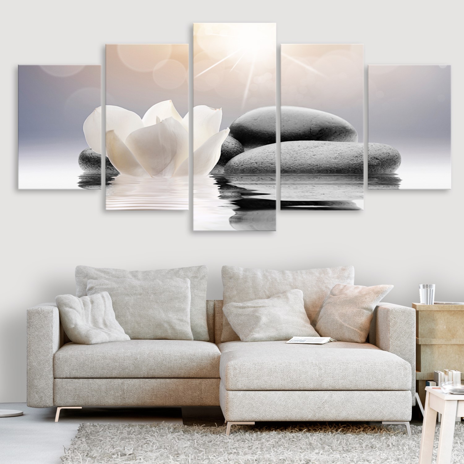 Tavla Arkiio Natural Lightness Wide 5 delar