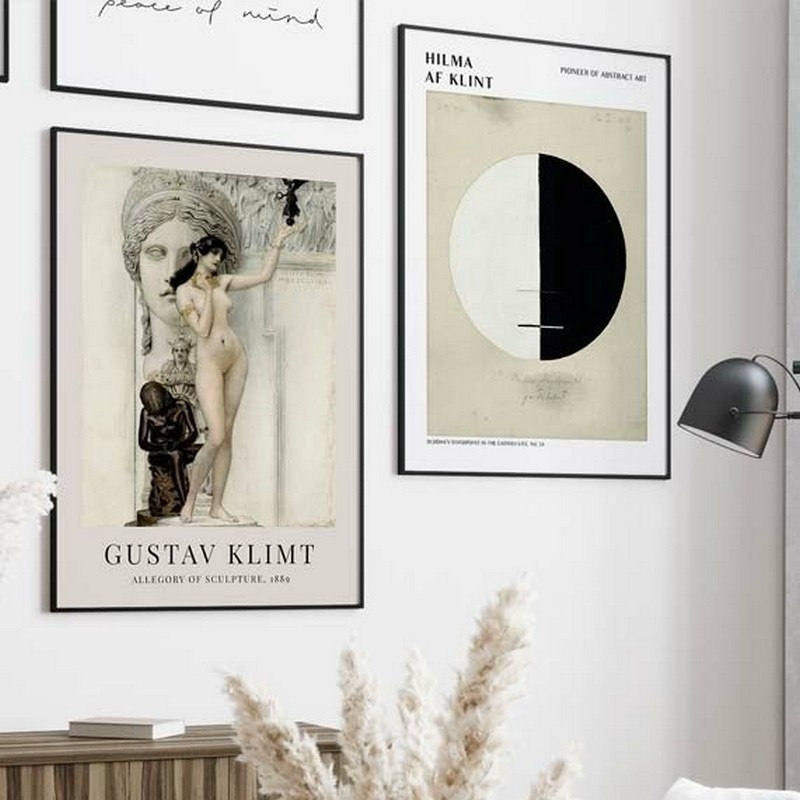 Poster Gallerix Allegory Of Sculpture By Gustav Klimt