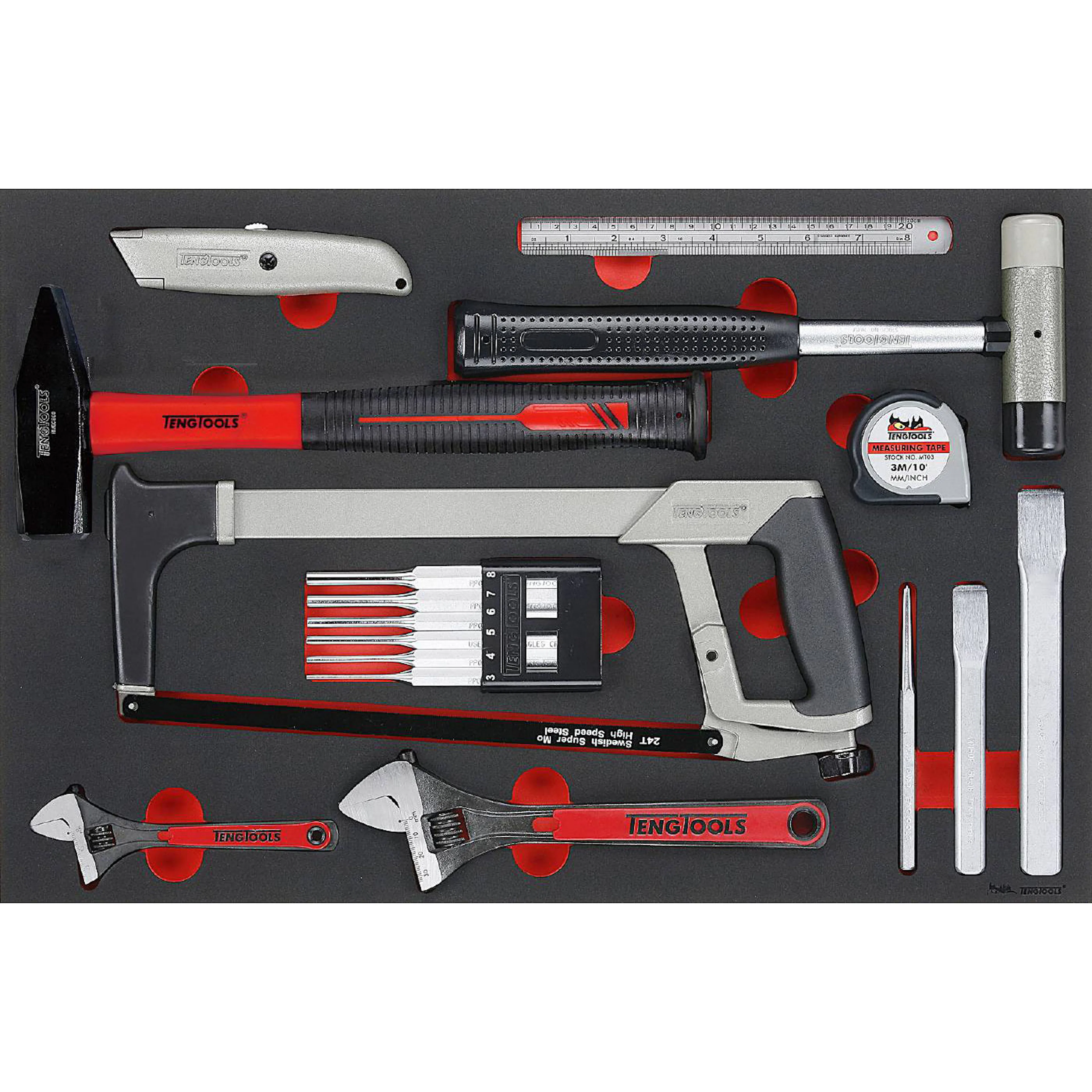 Servicesats 12 delar Teng Tools TTEPS12