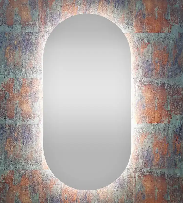 Spegel Vidi Edith 500x1000 mm med LED-belysning