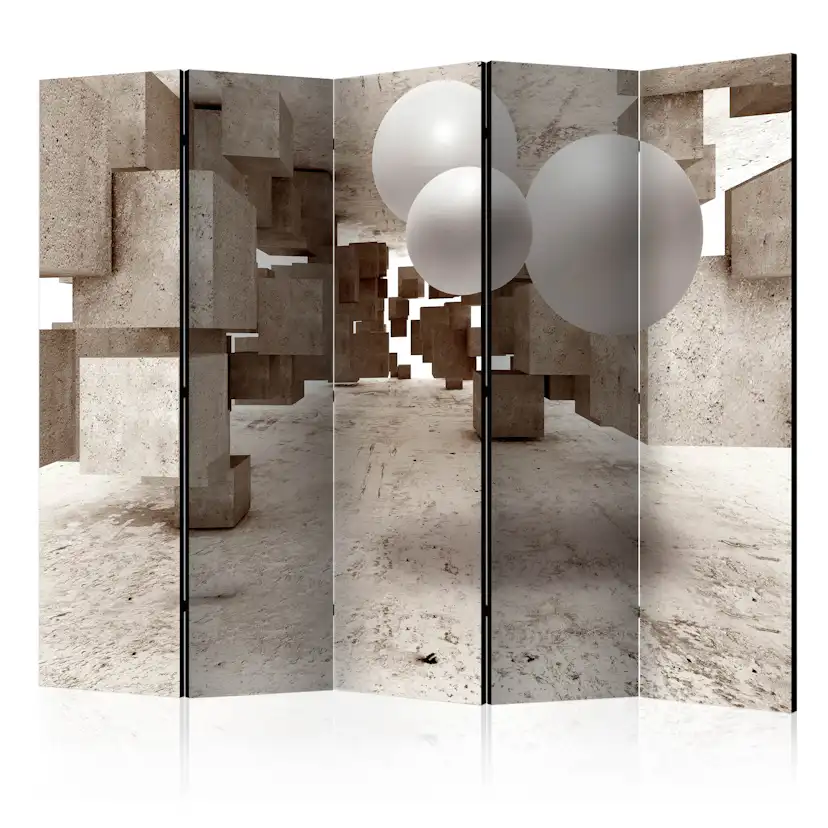 Rumsavdelare Skärmvägg Arkiio Concrete Maze II 225x172 cm