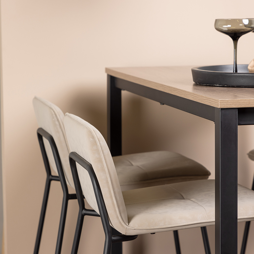 Matgrupp Venture Home Camden med 4 Bisbee Stolar