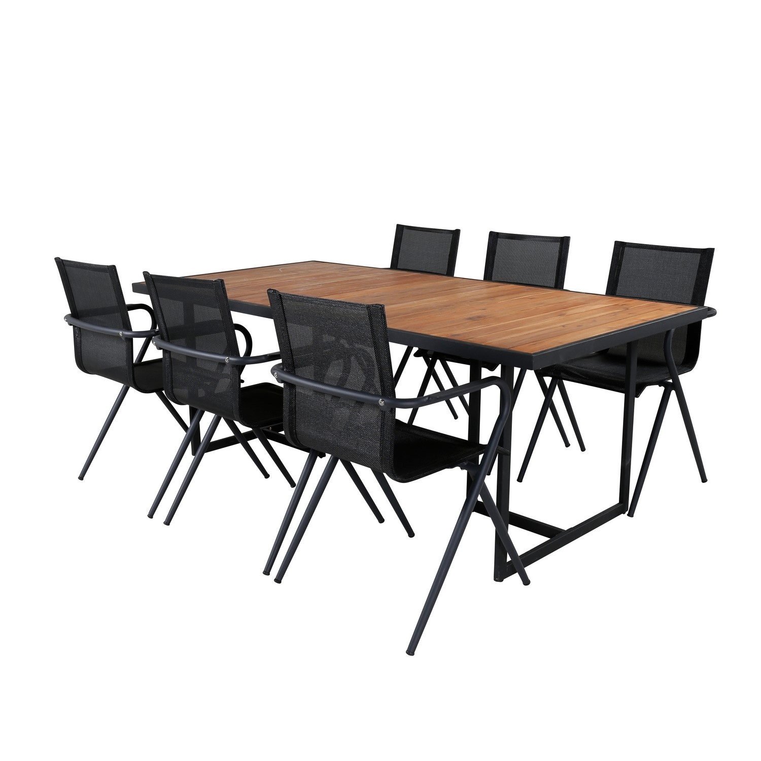 Matgrupp Venture Home King med 6 Anve Matstolar