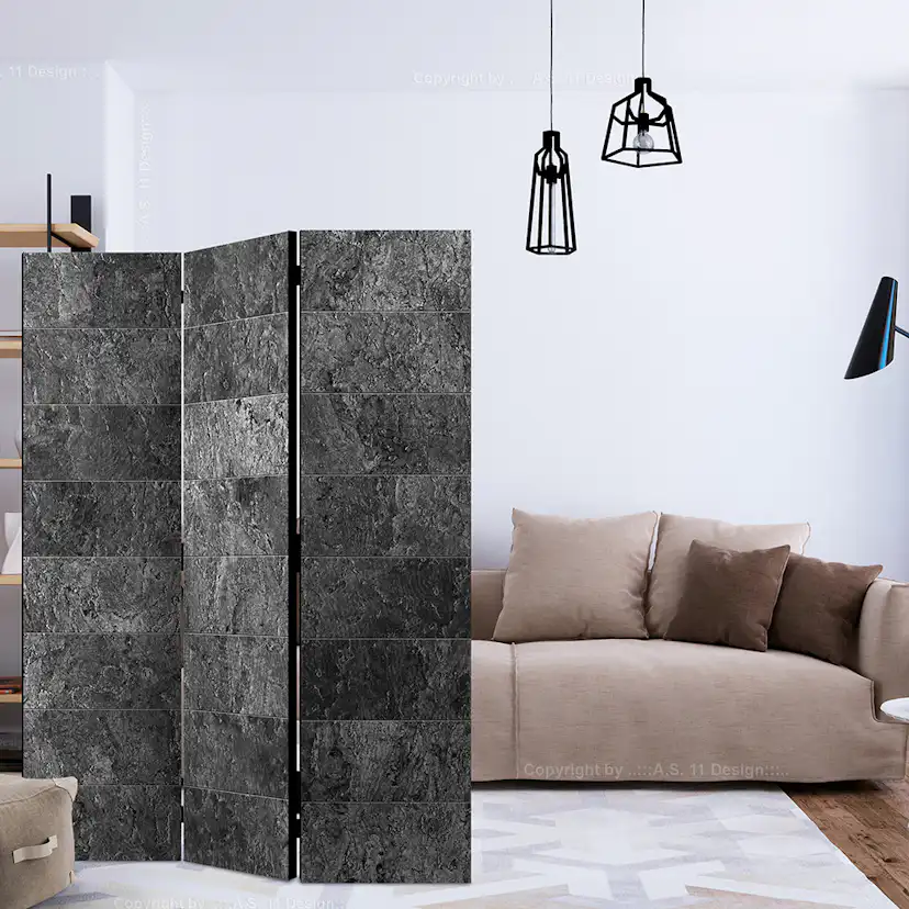 Rumsavdelare Skärmvägg Arkiio Shade Of Grey 135x172 cm