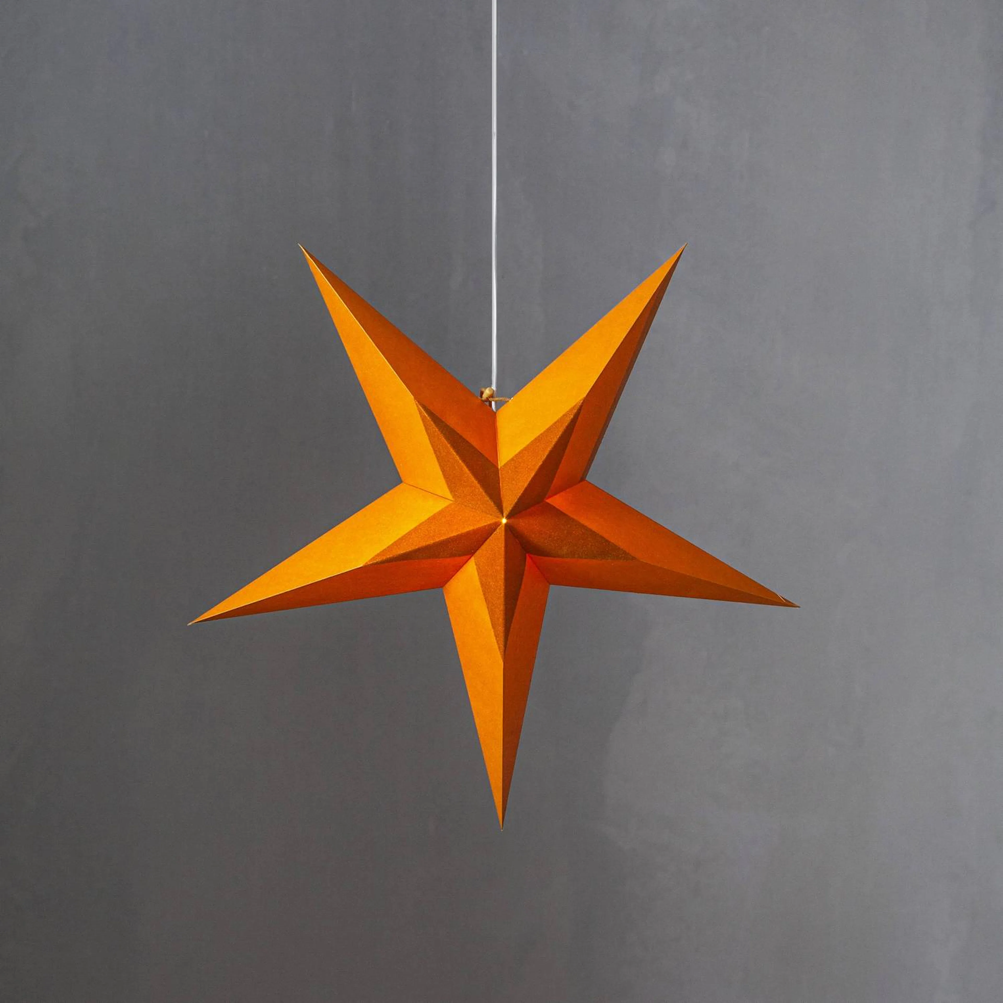 Pappersstjarna Diva Orange