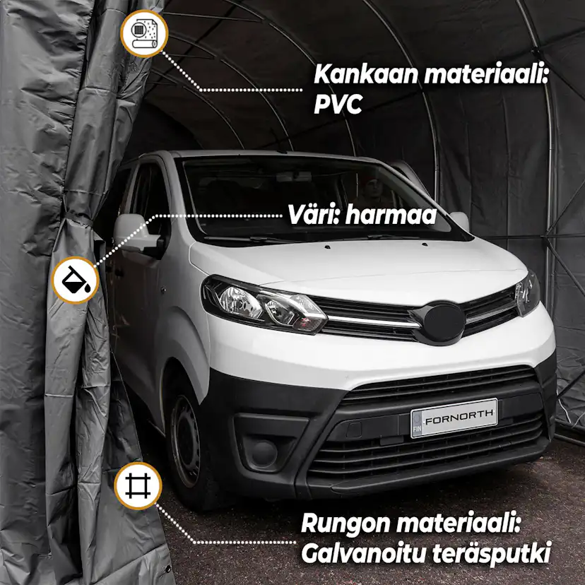 Garagetält Fornorth 4x8m