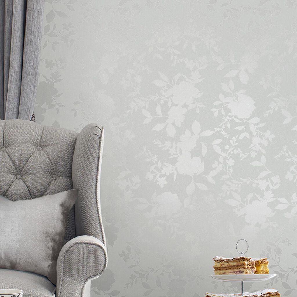Tapet Laura Ashley Westbourne Silver 118485