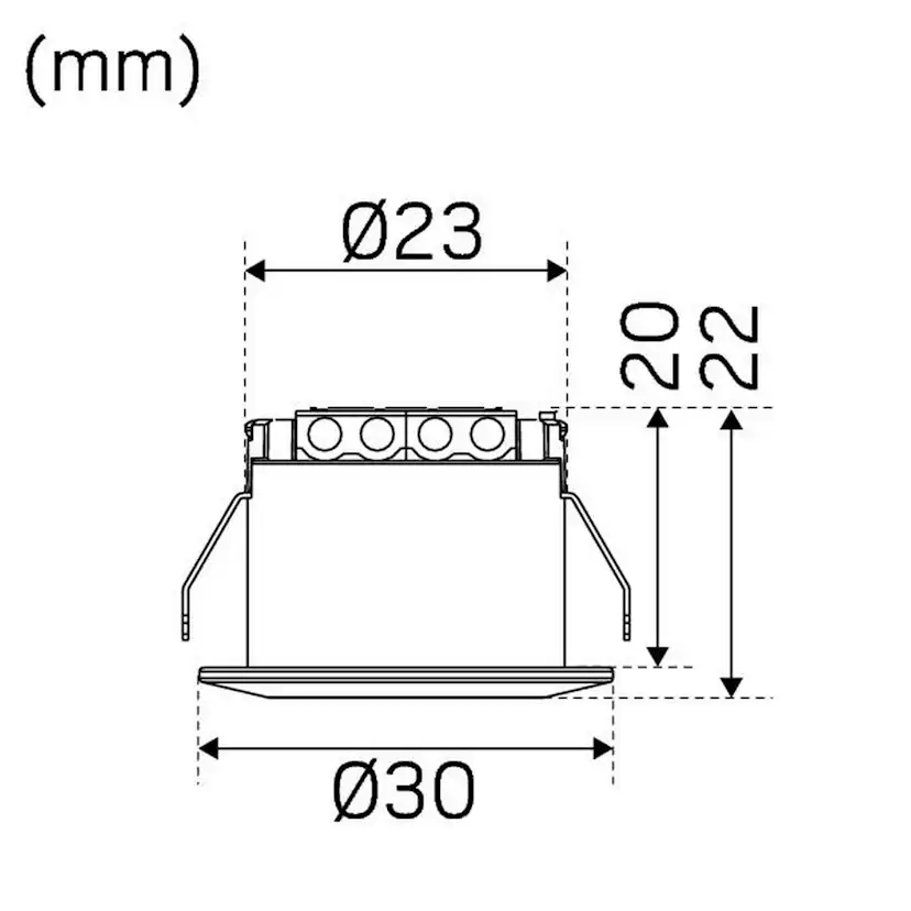 Downlight Hide-a-lite Core Smart 45°
