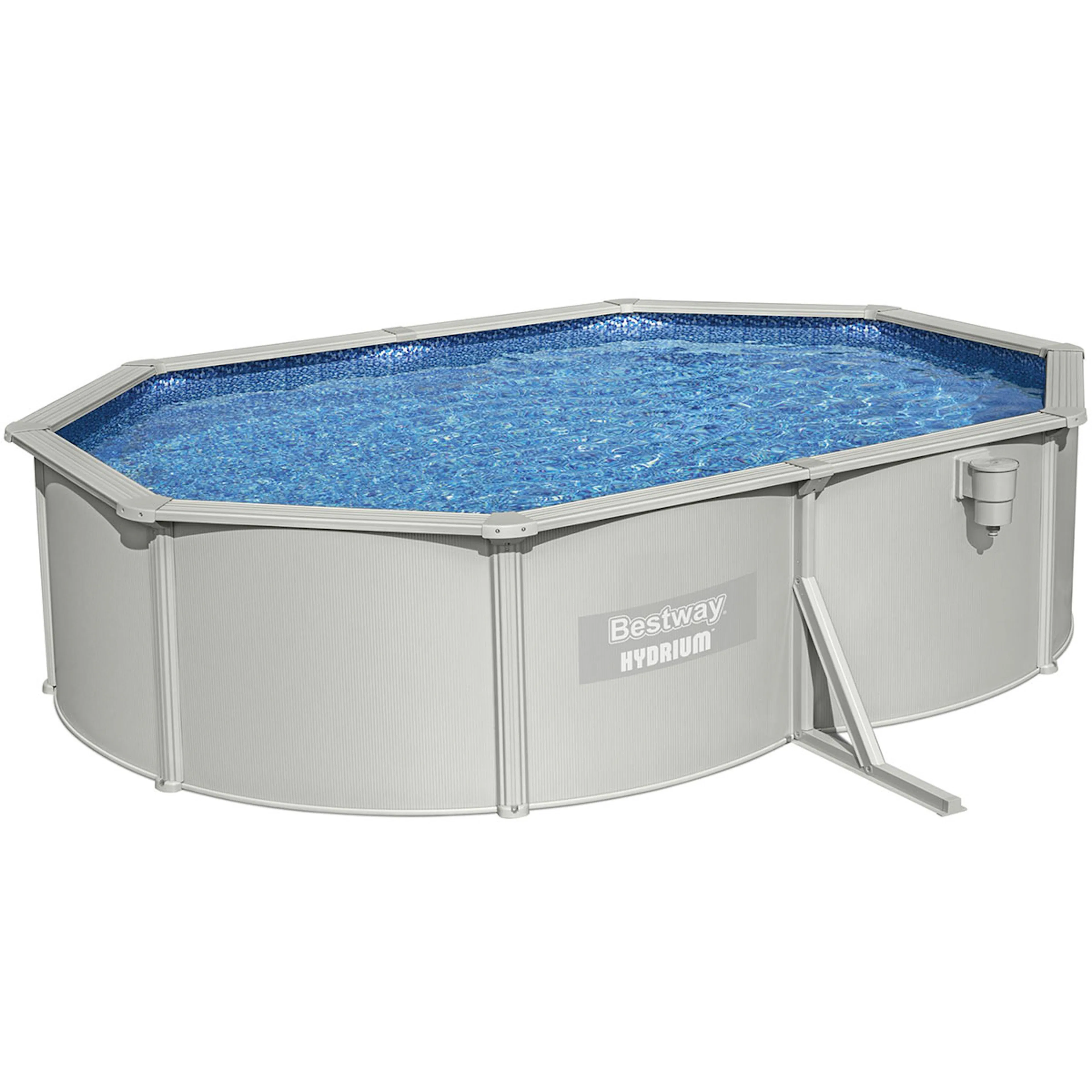 Stålväggspool Bestway Hydrium Oval 5x3,6 m