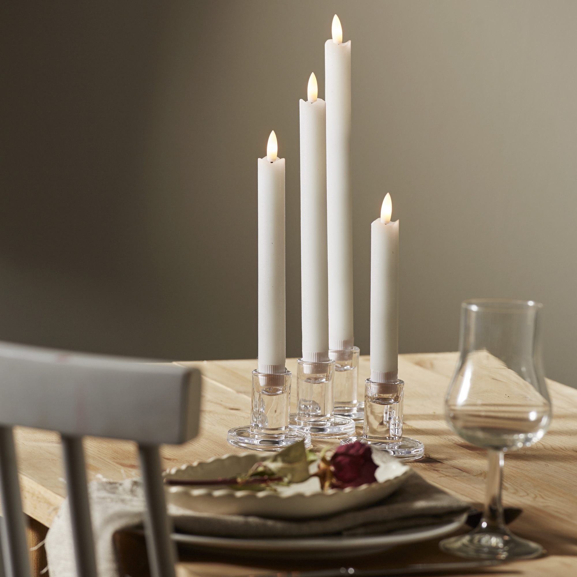 Antikljus Star Trading 4-pack Flamme LED